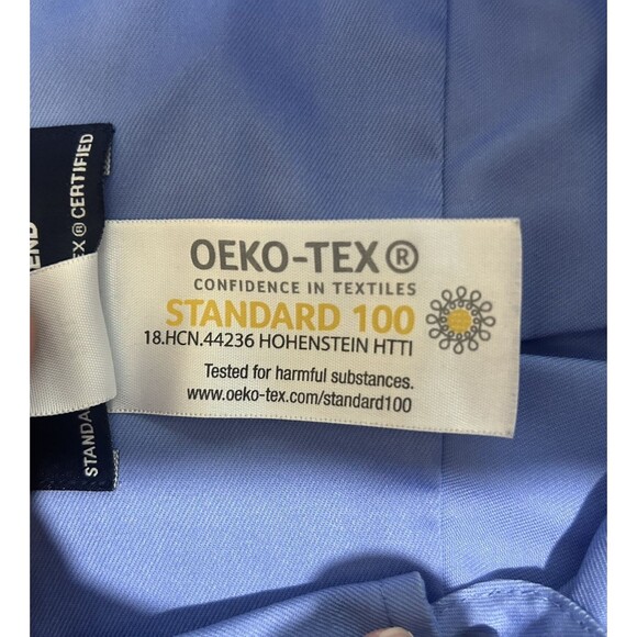 Lands End American Airlines Mens Long Sleeve Blue Uniform Shirt 2XL Tall (50-52) - Picture 4 of 13